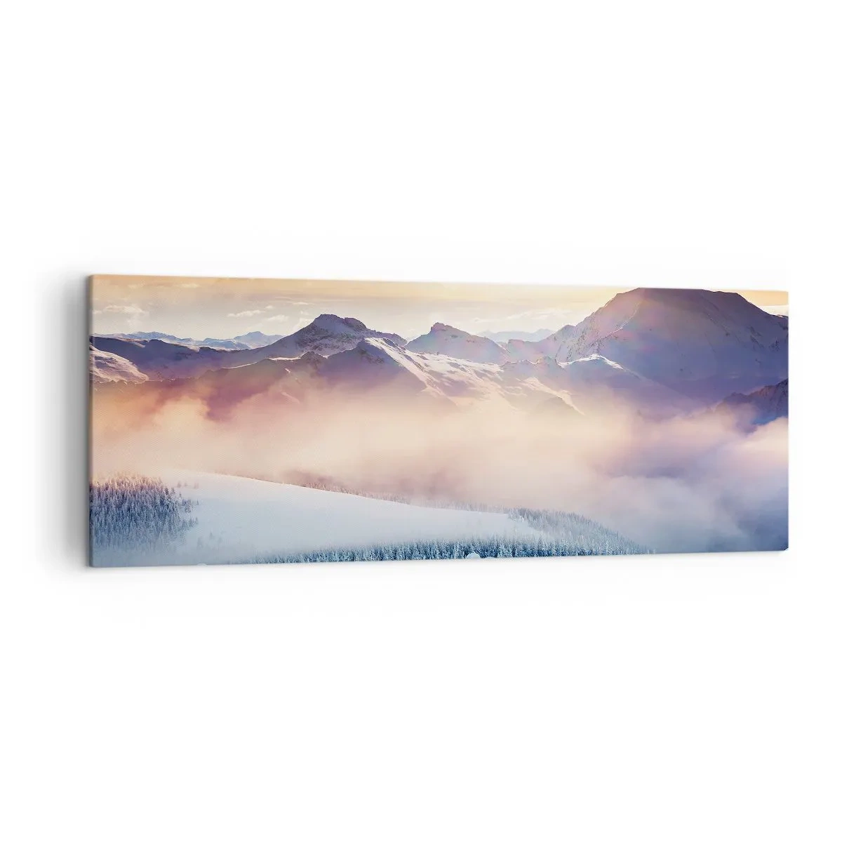 Schilderen op canvas - De kracht en puurheid van de natuur - 140x50 cm