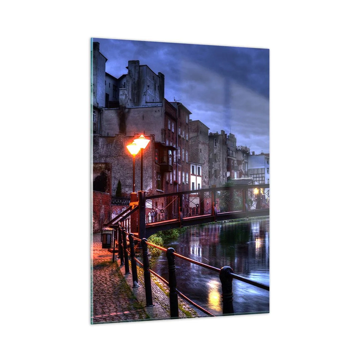 Schilderen op glas - Zo kende je Bydgoszcz niet - 50x70 cm