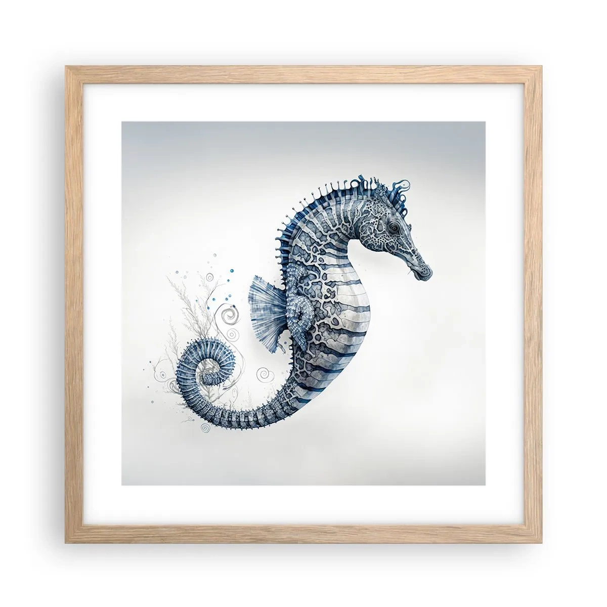 Een poster in een licht eiken lijst - Een subtiele grap van de natuur - 40x40 cm