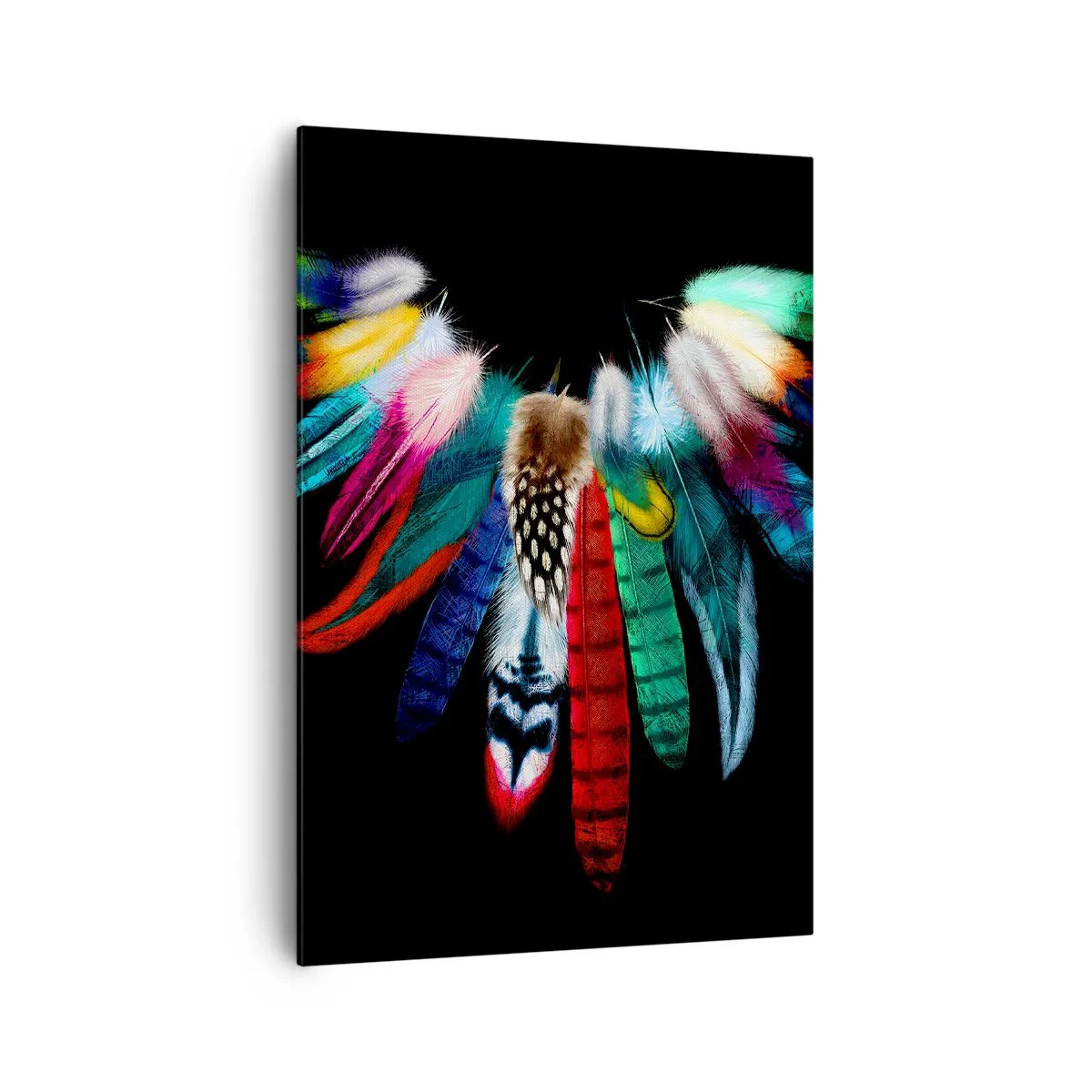 Schilderen op canvas - Indiase ketting - 70x100 cm