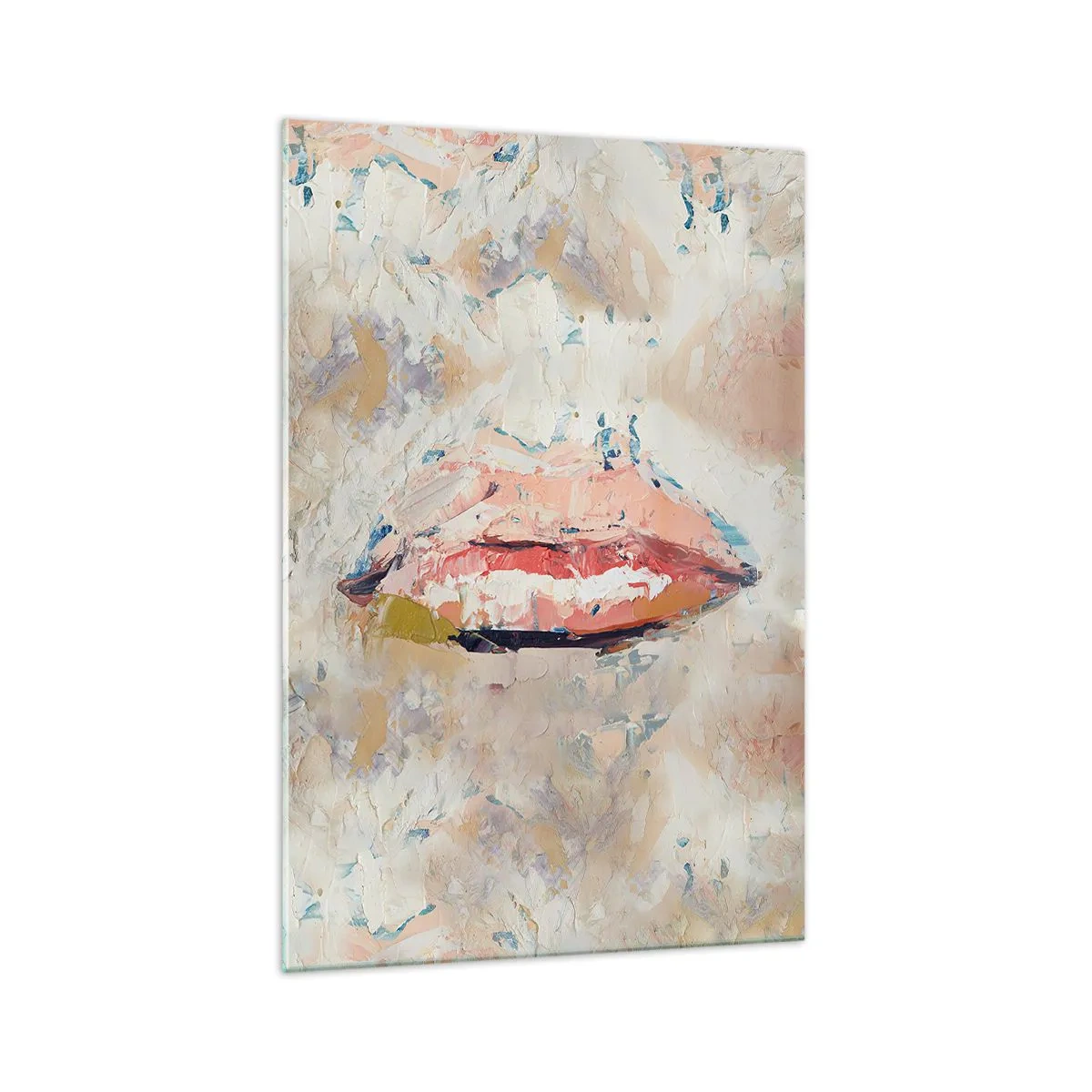 Schilderen op glas - Het wekt de zintuigen - 70x100 cm