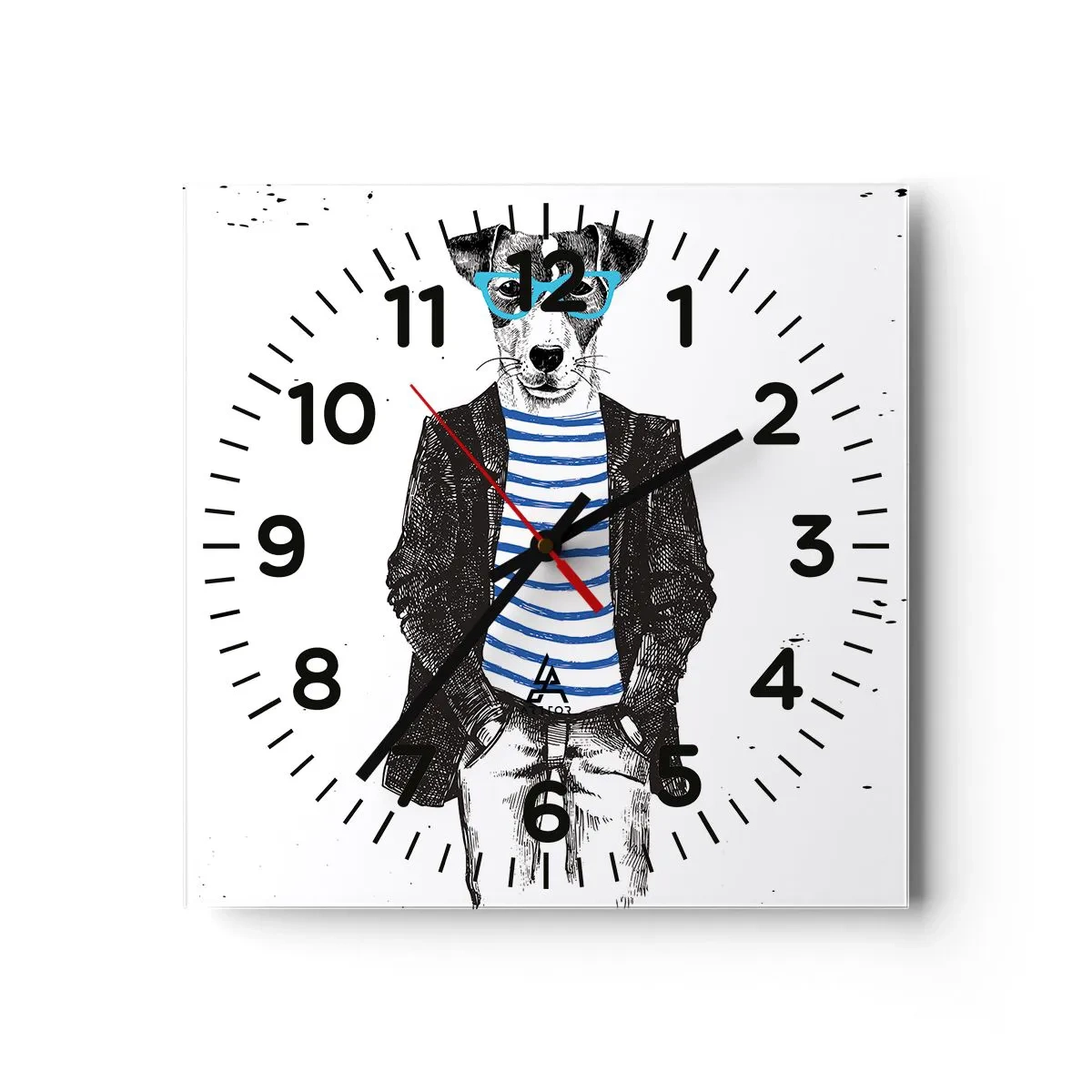 Wandklok - Klok - God behoed! - 30x30 cm