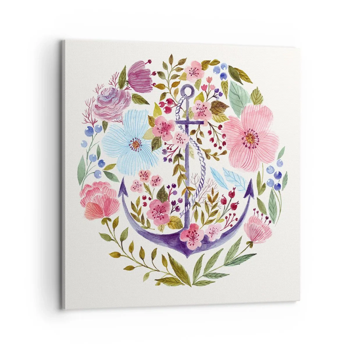 Schilderen op canvas - Goede droom van zeeman - 60x60 cm