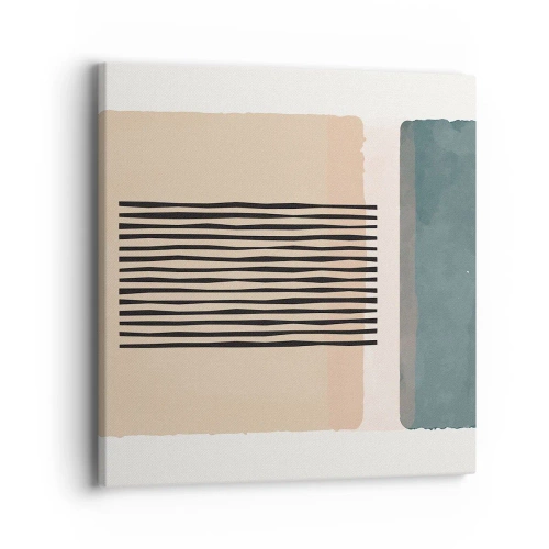 Schilderen op canvas - Alles is oke - 40x40 cm