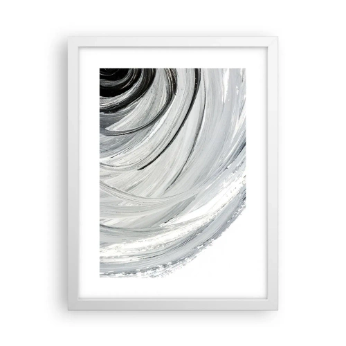 Poster in een witte lijst - Orbitale samenstelling - 30x40 cm