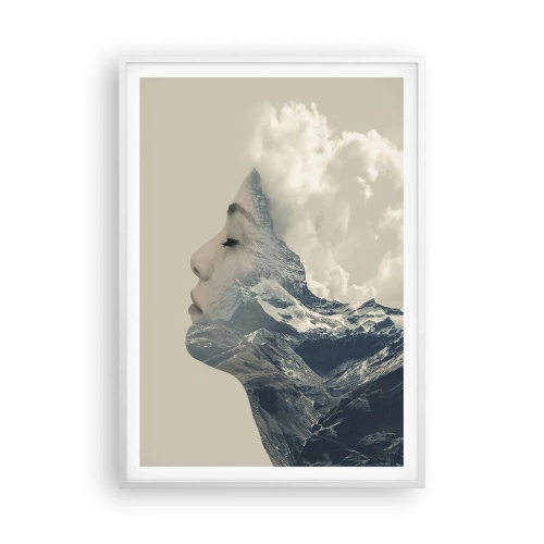Poster in een witte lijst - De schoonheid van de elementen - 70x100 cm