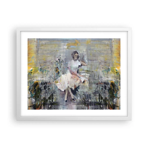 Poster in een witte lijst - Klassiek en modern - 50x40 cm