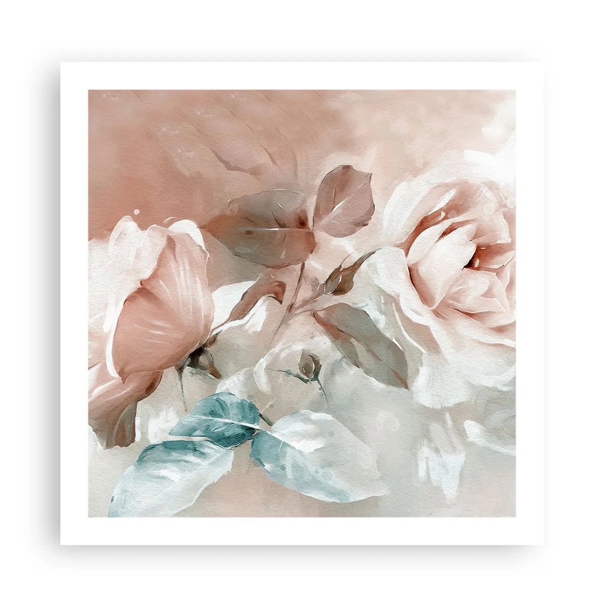 Poster - De geest van de romantiek - 60x60 cm