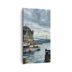 Schilderen op canvas - Op de grens van de werelden - 55x100 cm