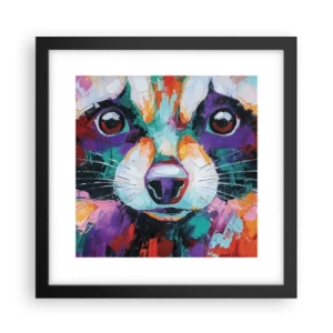 Poster in een zwarte lijst - Alleen goede emoties - 30x30 cm