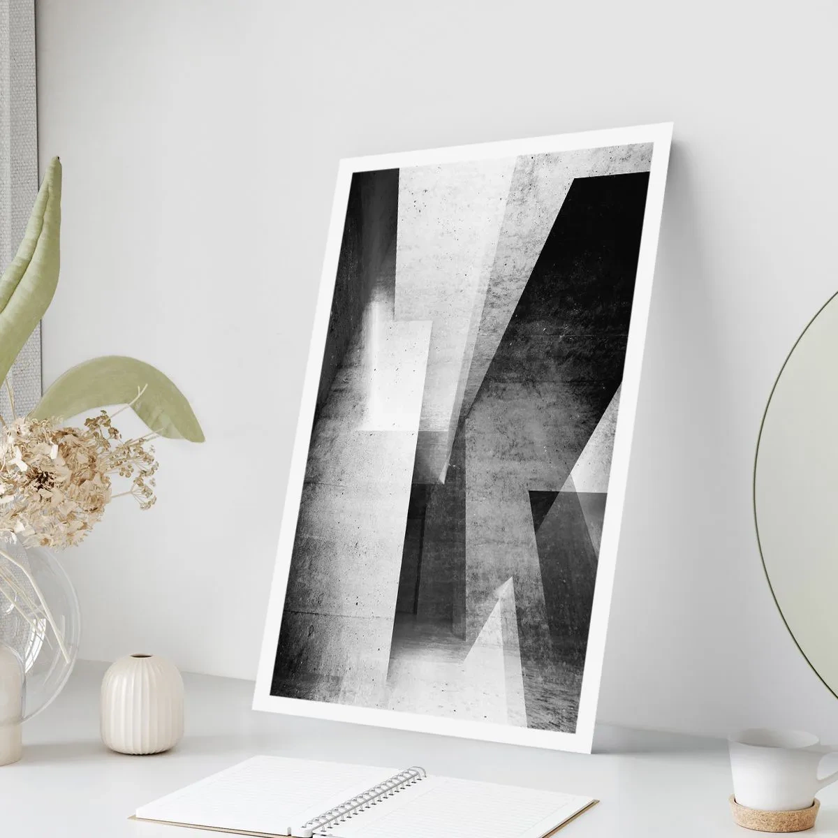 Poster - De structuur van de ruimte - 40x50 cm