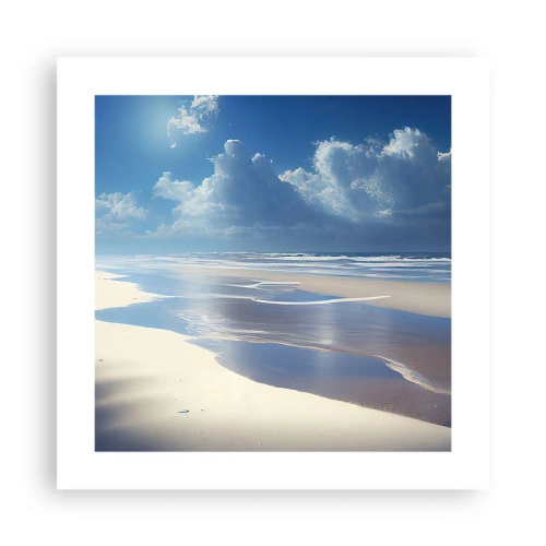 Poster - Paradijselijke vakantie - 40x40 cm