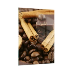 Schilderen op glas - Concert van aroma's - 50x70 cm