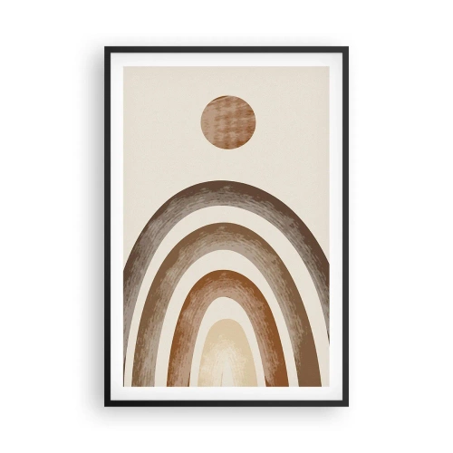 Poster in een zwarte lijst - In een sterrenstelsel ver, ver weg - 61x91 cm