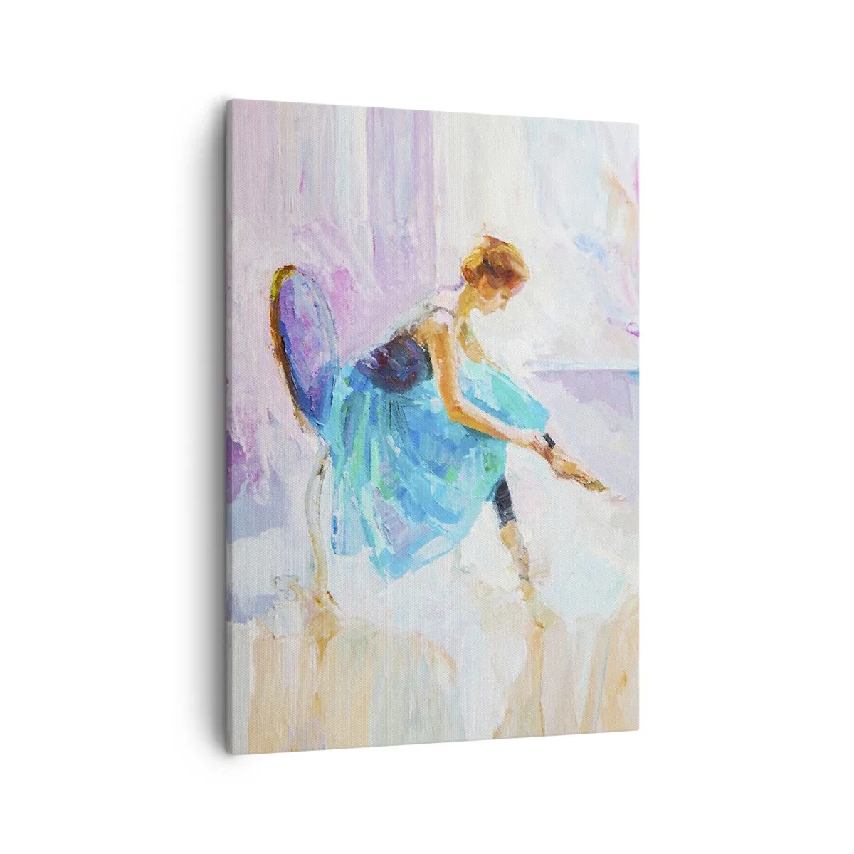 Schilderen op canvas - Onuitsprekelijke gratie, subtiele charme - 50x70 cm