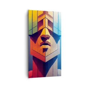 Schilderen op canvas - Een man van principes - 65x120 cm