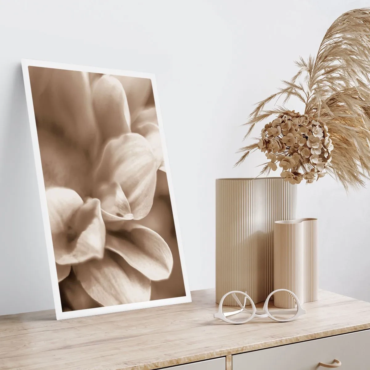 Poster - Zo zacht als een glimlach - 70x100 cm