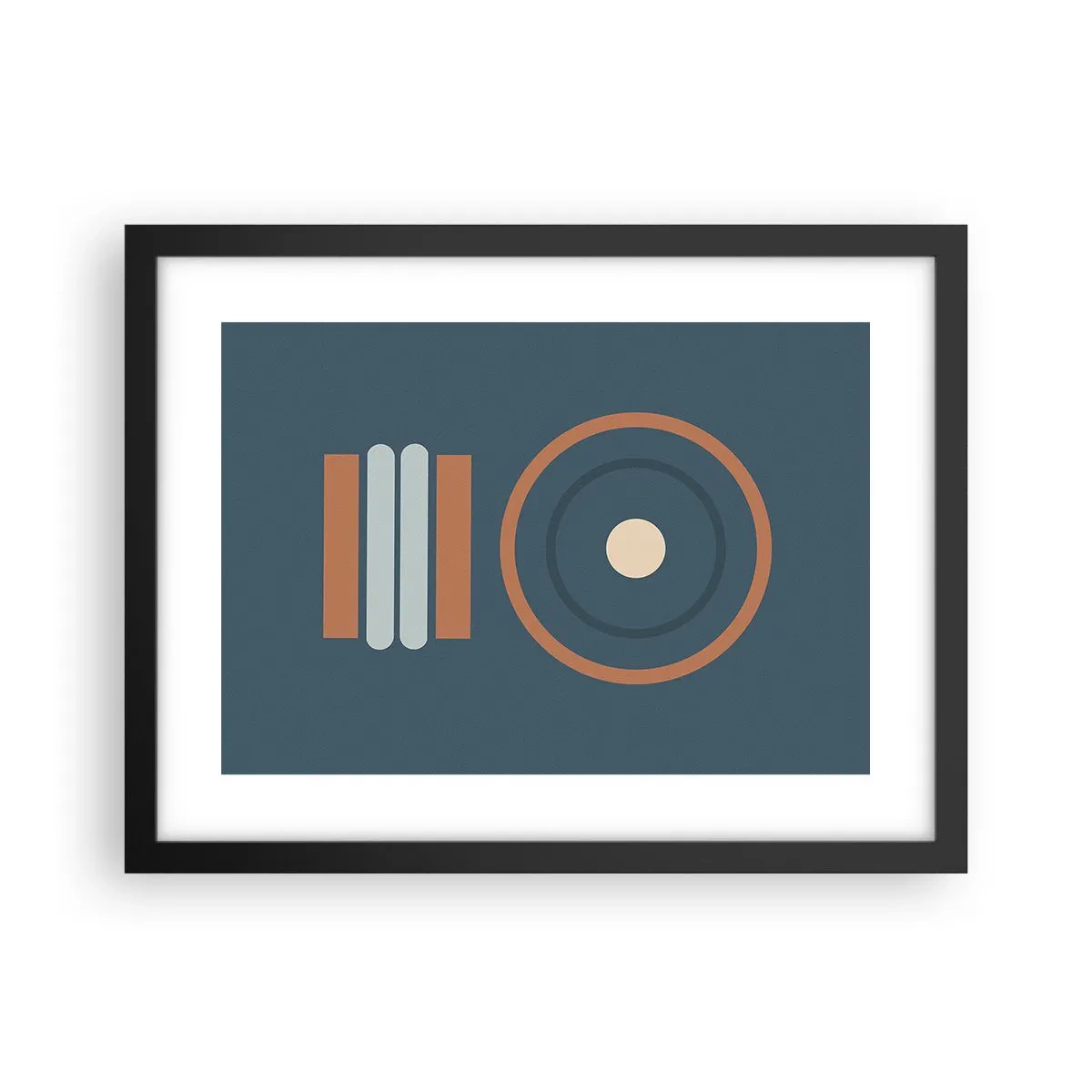 Poster in een zwarte lijst - De essentie van dingen - 40x30 cm
