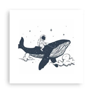 Poster - Ruimte avontuur - 30x30 cm