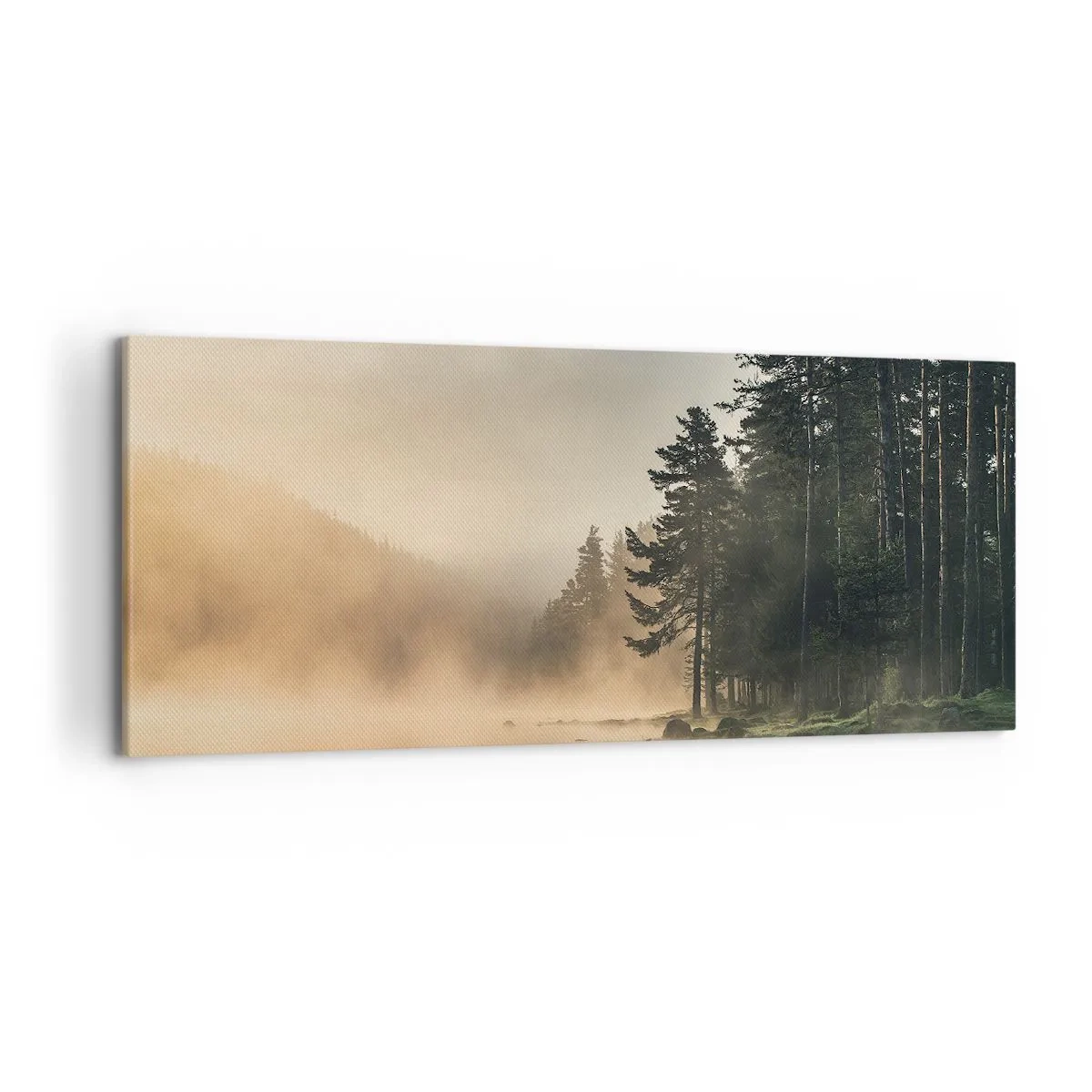Schilderen op canvas - De geboorte van de dag - 120x50 cm