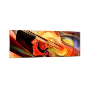 Schilderen op glas - Alles in orde - 90x30 cm