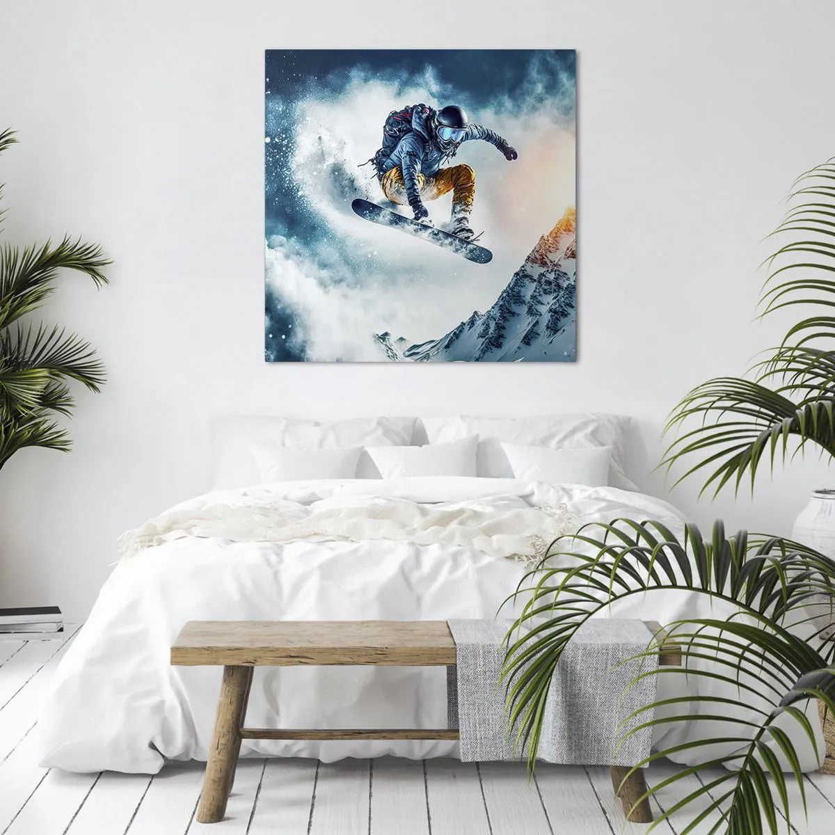 Schilderen op canvas - Extreme emoties - 70x70 cm