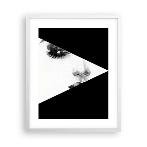 Poster in een witte lijst - Altijd niet ontdekt - 40x50 cm
