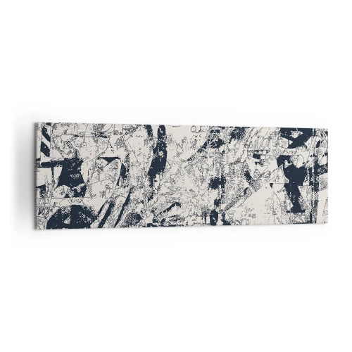 Schilderen op canvas - Interpenetratie van tegenstellingen - 160x50 cm