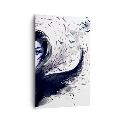 Schilderen op canvas - Demonisch en mooi - 80x120 cm