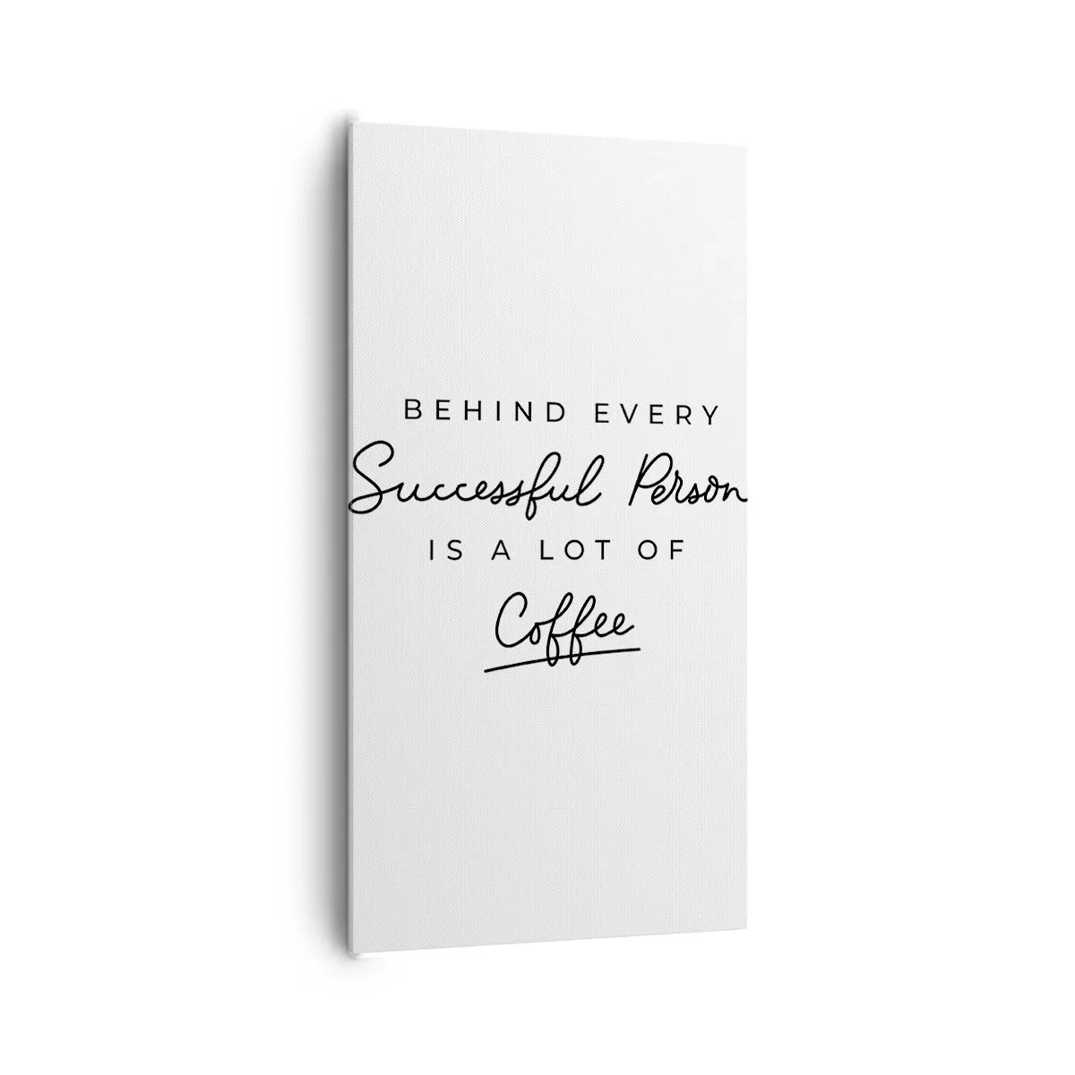 Schilderen op canvas - Het geheim van succes - 65x120 cm