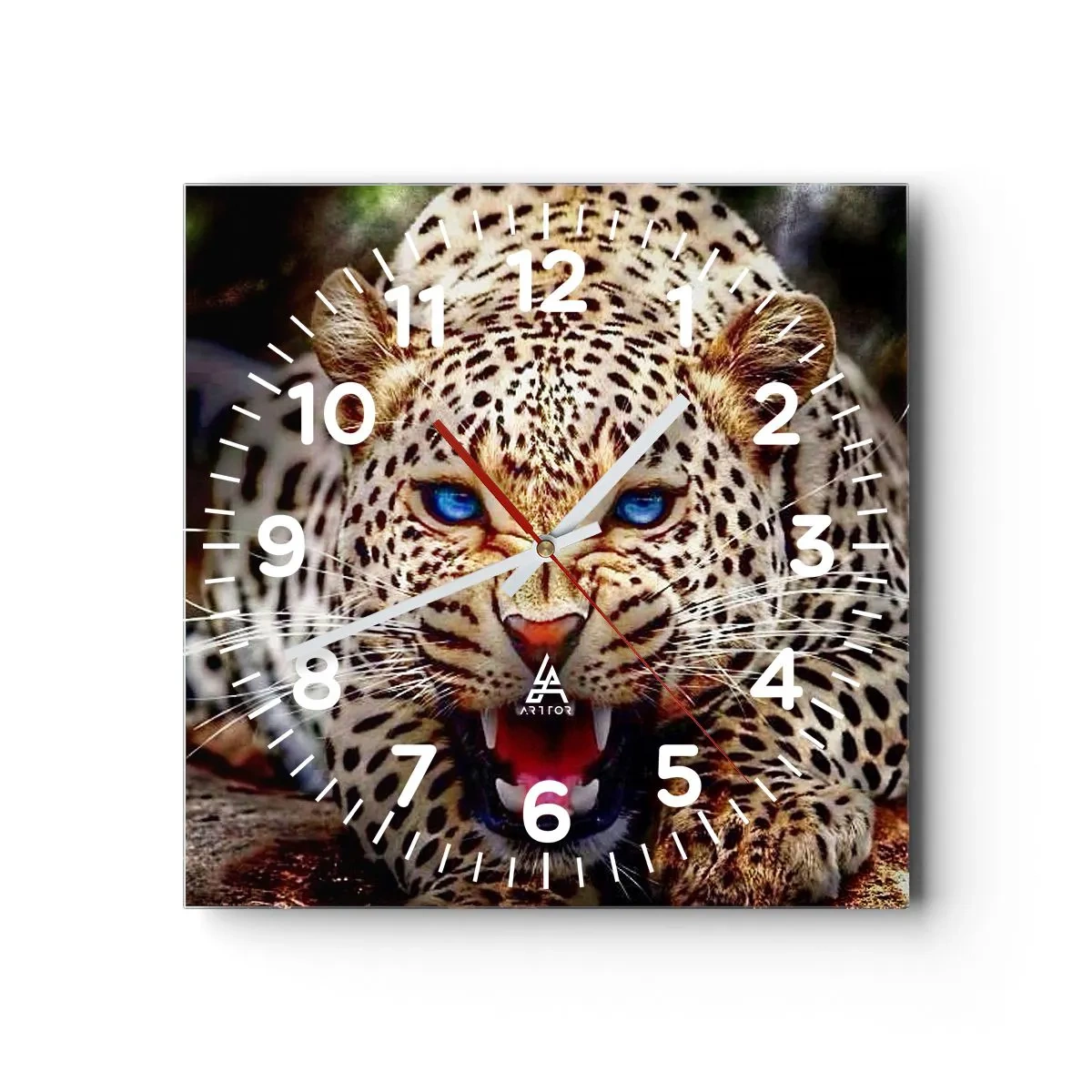 Wandklok - Klok - Boosheid schaadt de schoonheid niet - 30x30 cm