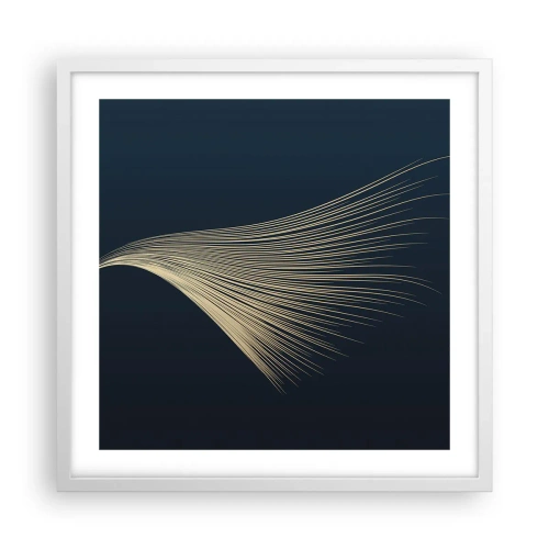 Poster in een witte lijst - Als het haar van een engel - 50x50 cm