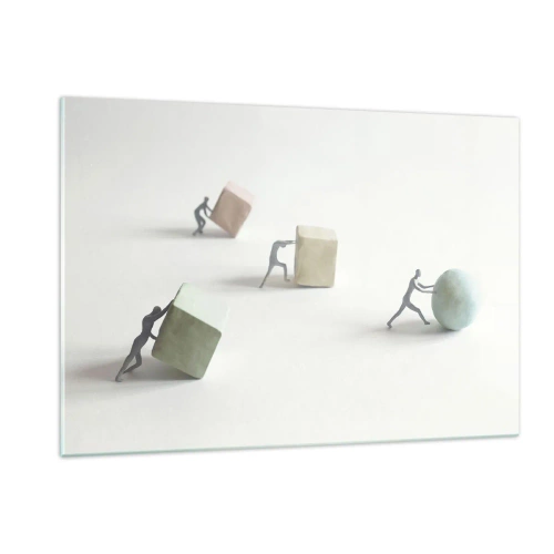 Schilderen op glas - Puur leven - 120x80 cm