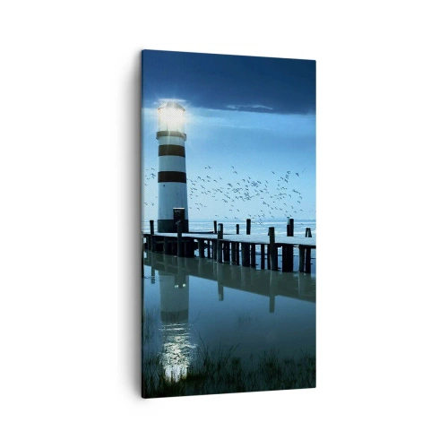 Schilderen op canvas - En je bent niet bang in het donker - 45x80 cm