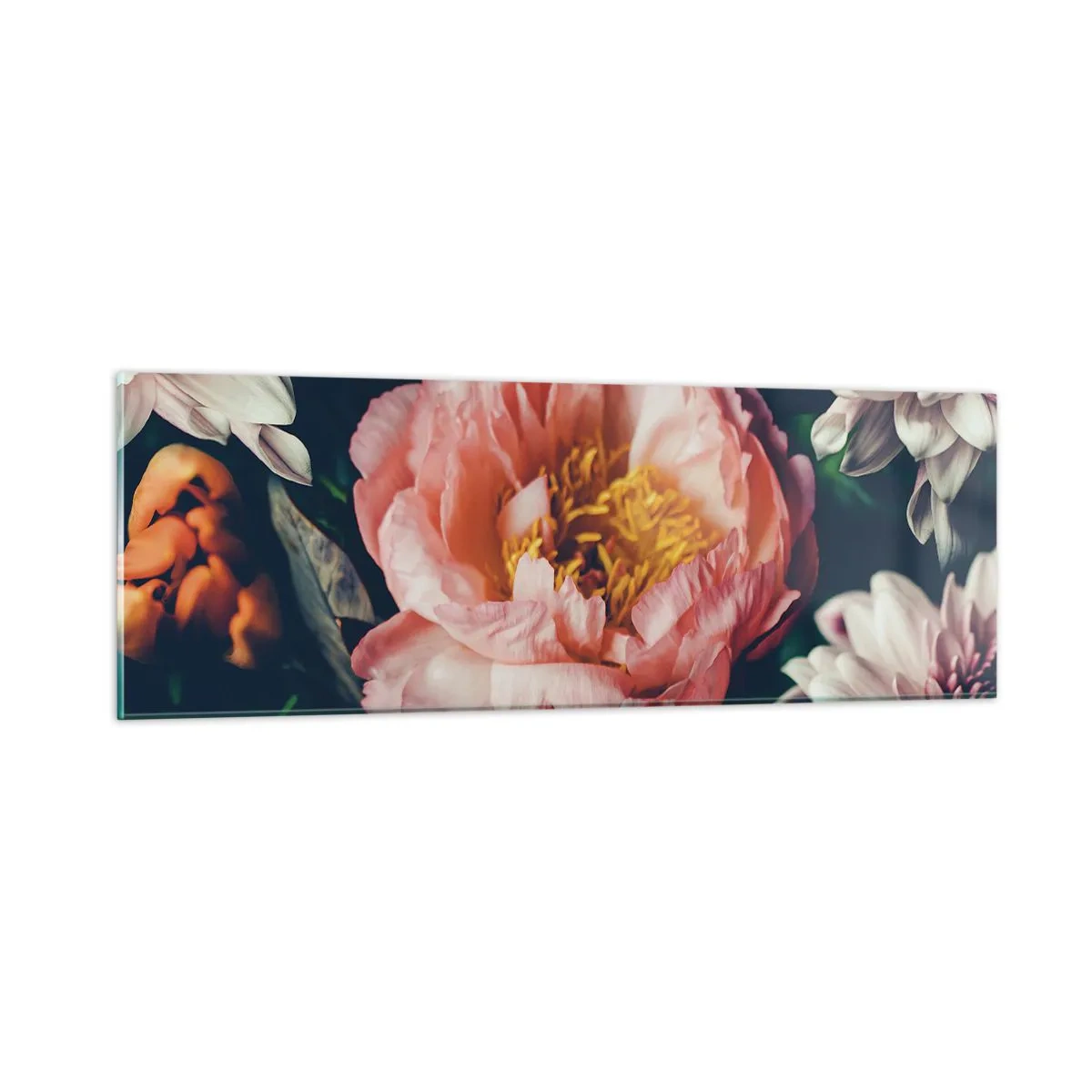 Schilderen op glas - Met barokke pracht - 90x30 cm