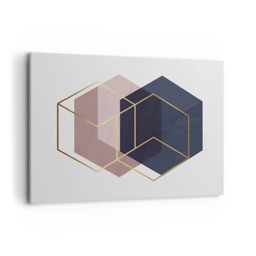 Schilderen op canvas - De kracht van eenvoud - 100x70 cm