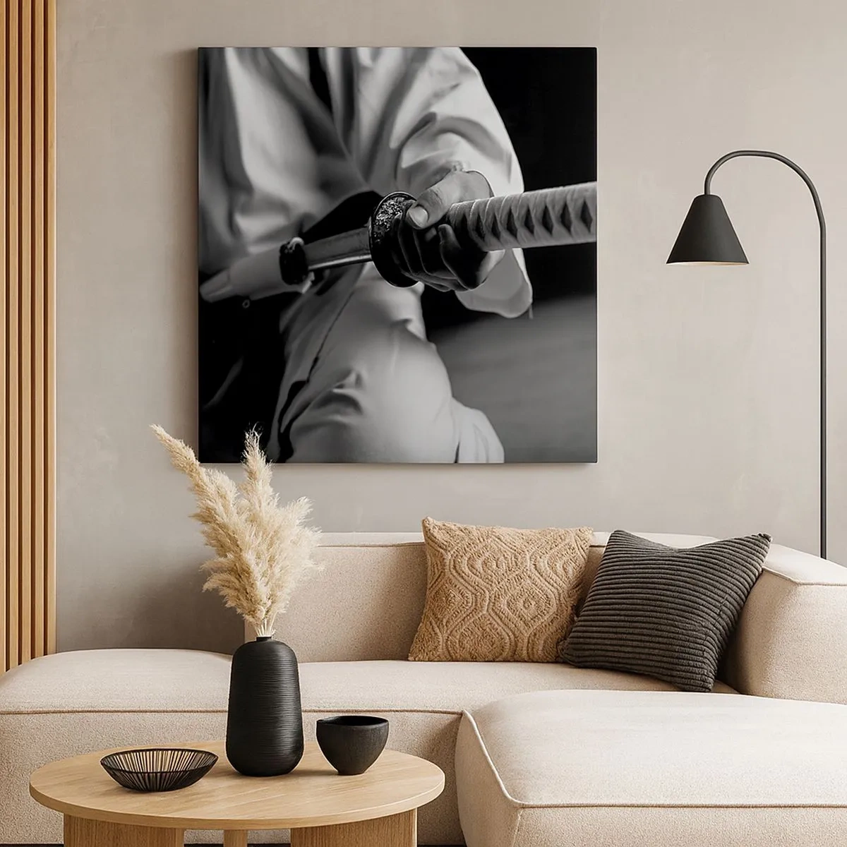 Schilderen op canvas - Ziel van een vechter - 30x30 cm