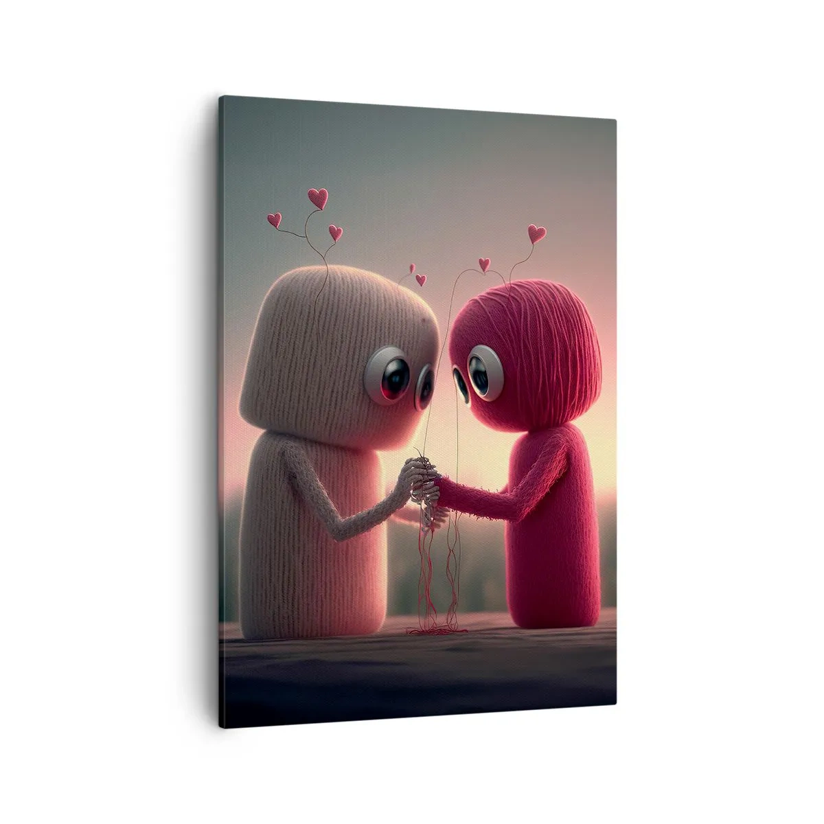 Schilderen op canvas - Iedereen mag liefhebben - 50x70 cm