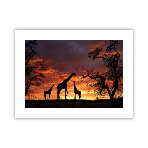 Poster - Een klein diner met je geliefden - 40x30 cm