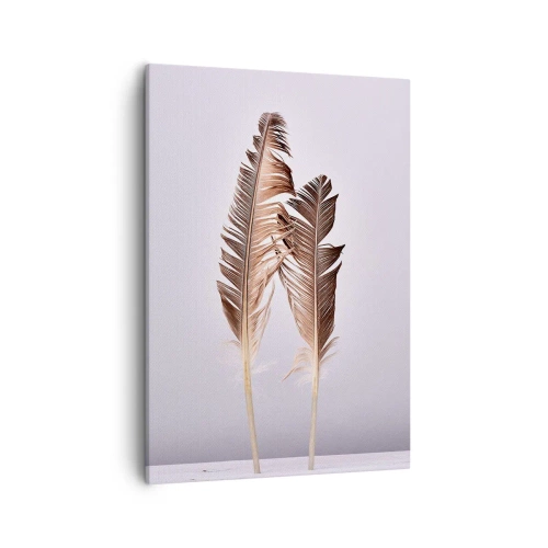 Schilderen op canvas - Tegen het niets - 50x70 cm