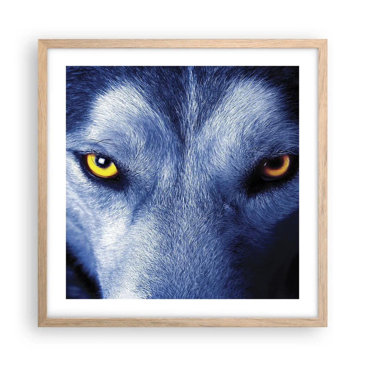 Een poster in een licht eiken lijst - Betoverende look - 50x50 cm