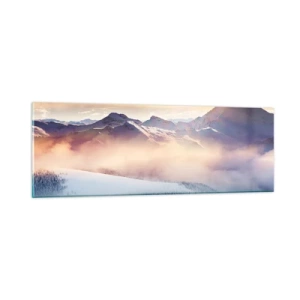 Schilderen op glas - De kracht en puurheid van de natuur - 90x30 cm