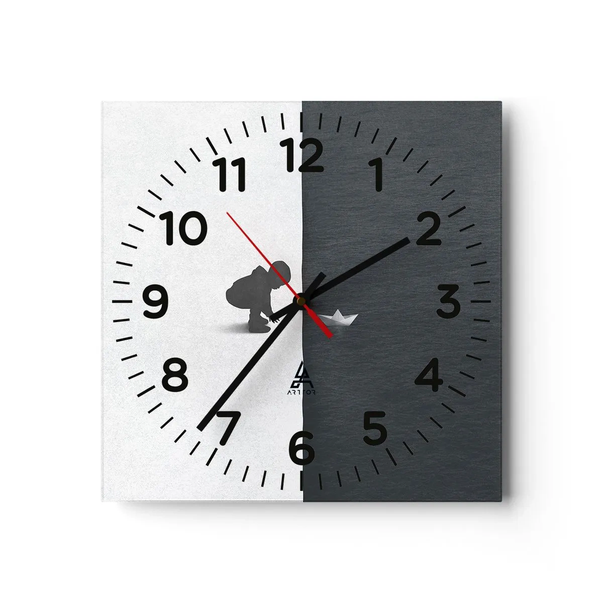 Wandklok - Klok - Geweldige expeditie - 30x30 cm