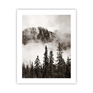 Poster - Granieten liniaal - 40x50 cm