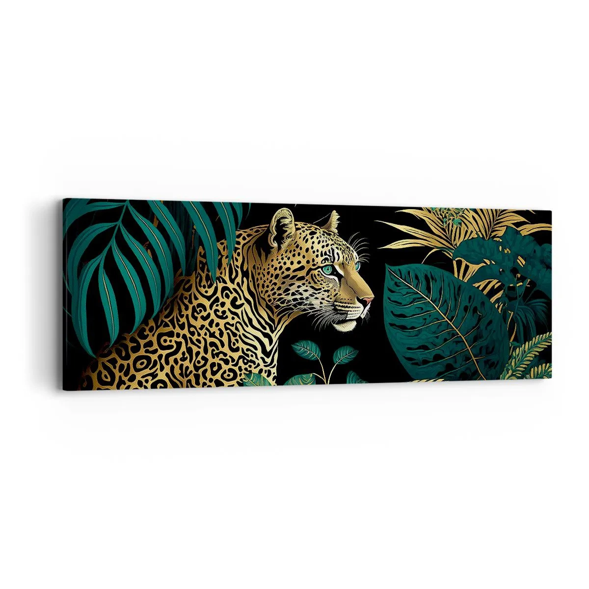 Schilderen op canvas - Een gastheer in de jungle - 90x30 cm