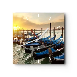 Wandklok - Klok - Voordat de rumoer komt - 30x30 cm