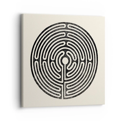 Schilderen op canvas - Mysterieuze orde - 30x30 cm