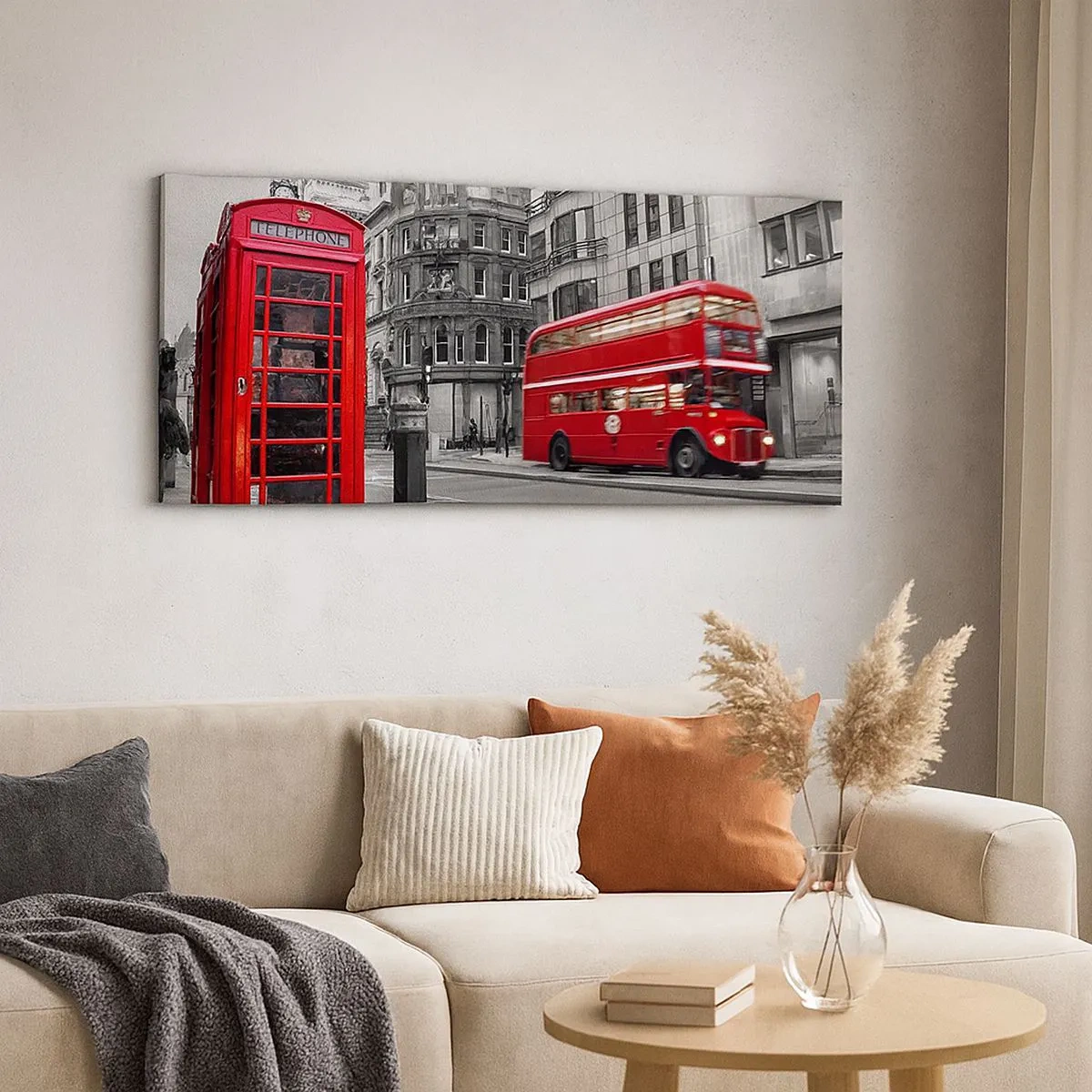 Schilderen op canvas - De roodste in Europa - 100x40 cm