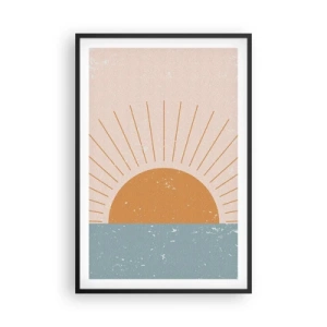 Poster in een zwarte lijst - Een dagelijks wonder - 61x91 cm