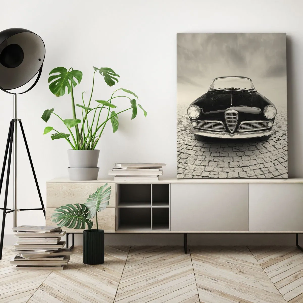 Schilderen op canvas - Je moet gewoon van me houden - 45x80 cm